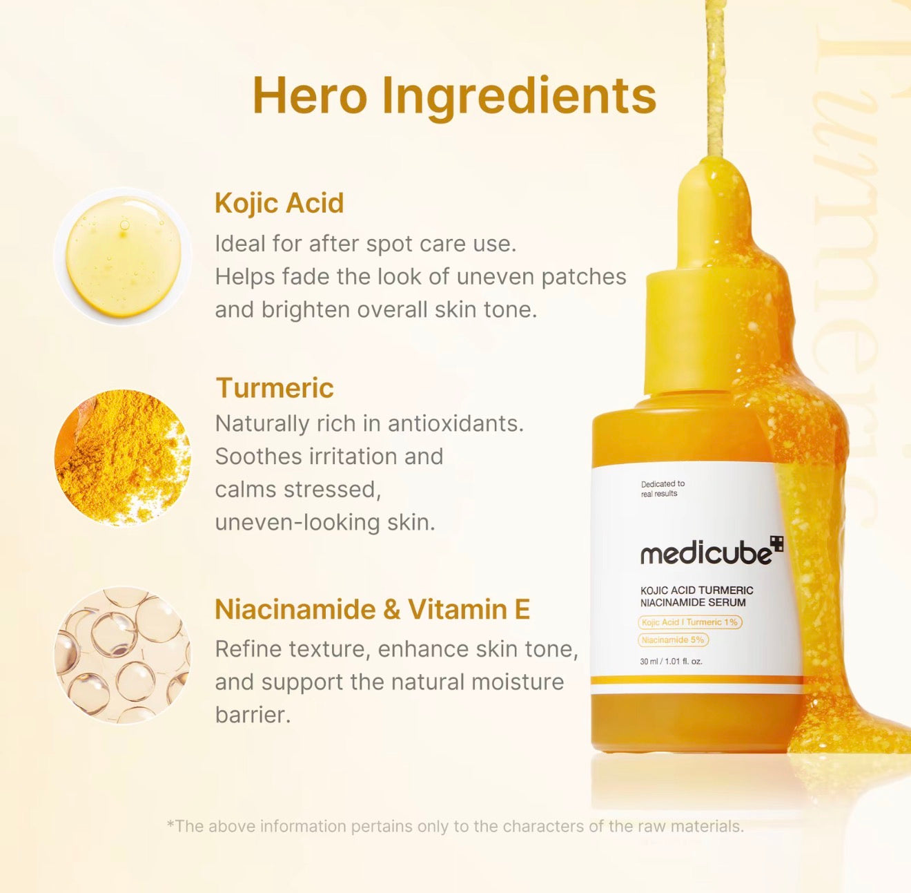 medicube Kojic Acid Turmeric Golden Glow Radiance Full Skincare Set