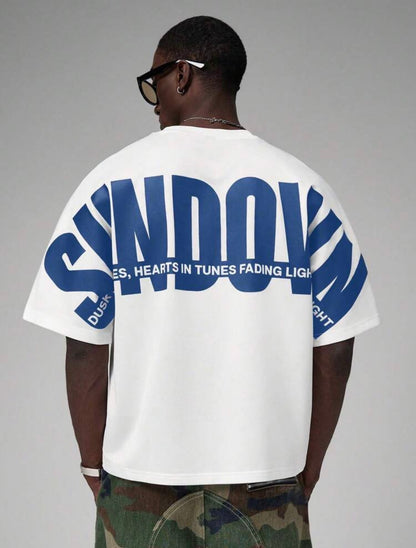 STYNVO Men’s Letter Graphic T Shirt
