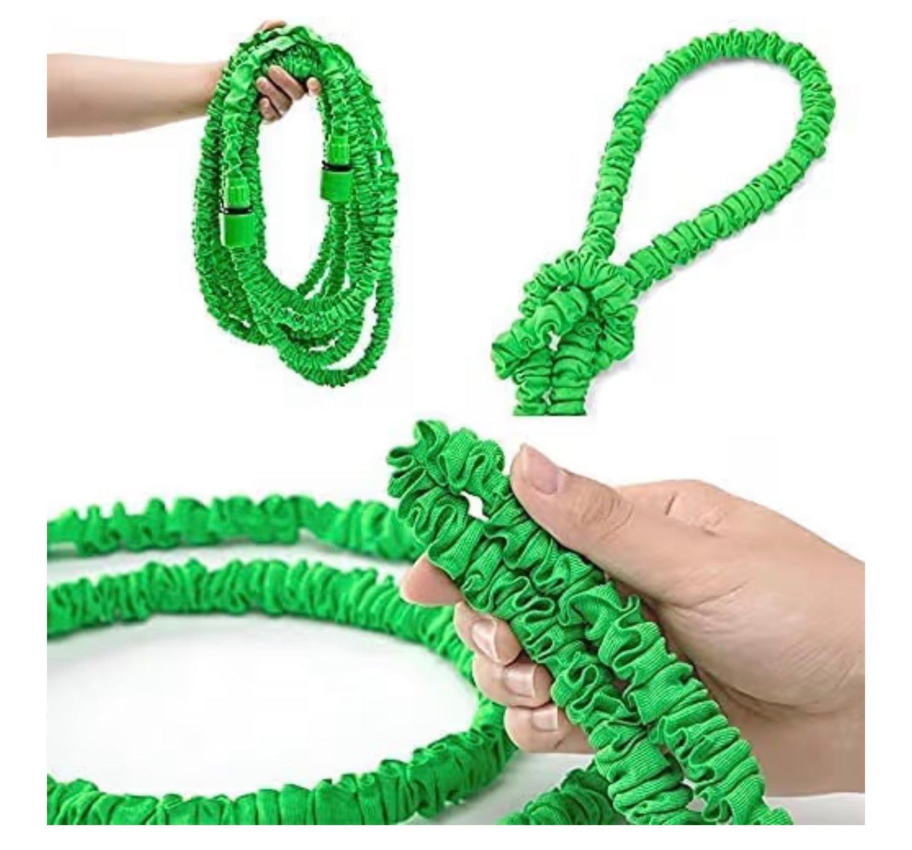 Yiting Expandable Garden Hose Pipe with 8 Function Spray Nozzle