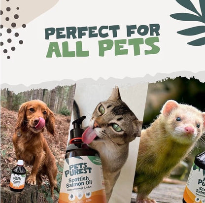 Pets Purest Scottish Salmon Oil 1000ml