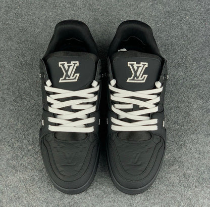 LV Trainer 'Embossed Monogram Black'