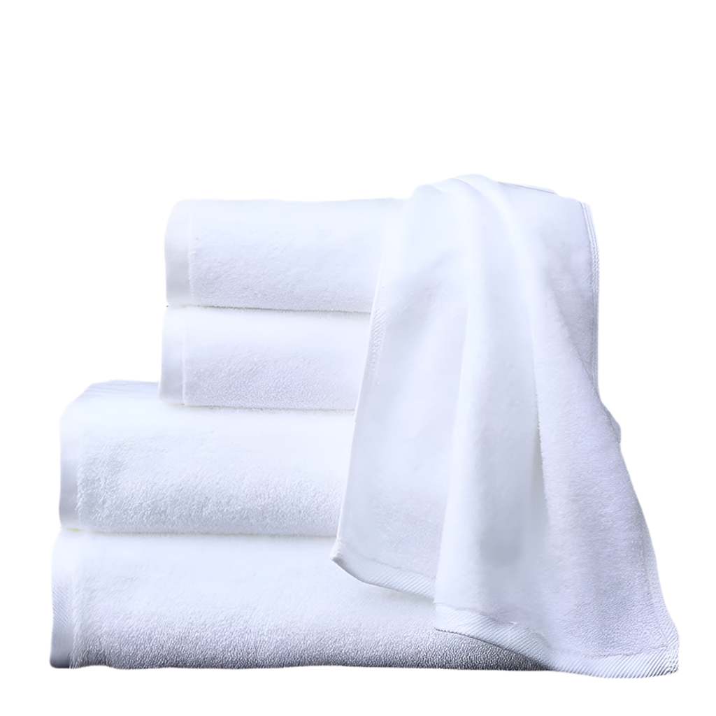 White Soft Cotton Fabric Face Towel, Hotel Bath Towel, Wash Cloths, Hand Towels, Portable Multifunctional Cleaning Towel.