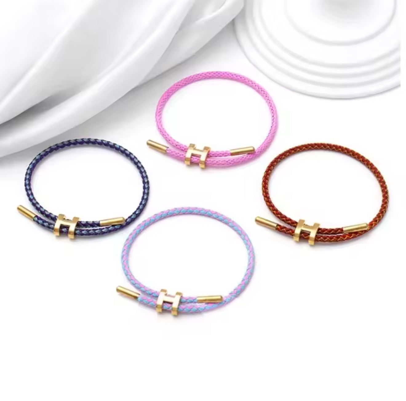 High Quality Bracelets Wire Rope Bangle for Women Colorful Handmade DIY Men Bracelets Adjustable Rope Bracelet Jewelry Wholesale