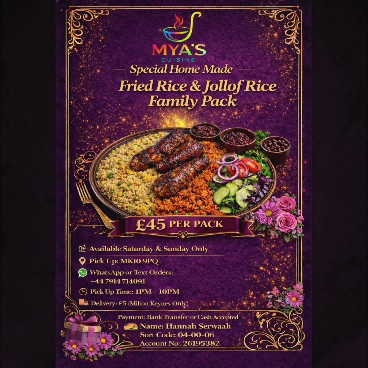 Mya’s Cuisine UK(Milton Keynes)