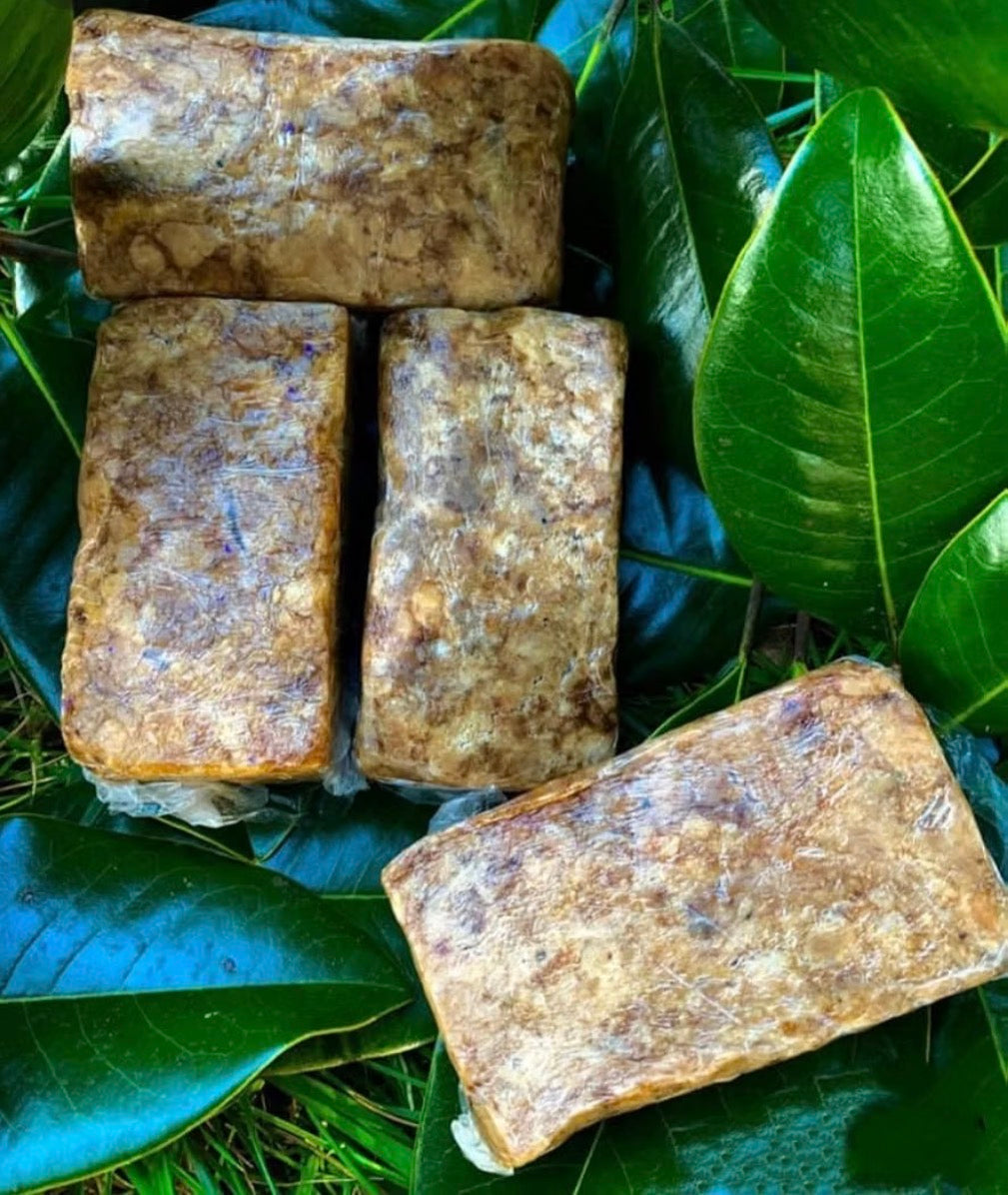 African Black Soap 150g | Raw Unrefined Ghanaian Natural Soap