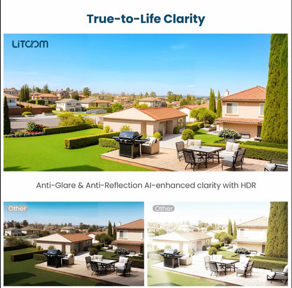 2K Litokam Window Camera Indoor Security Camera
