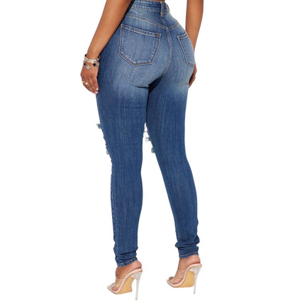Tough It Up Stretch Skinny Jeans Dark Wash