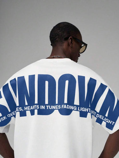 STYNVO Men’s Letter Graphic T Shirt