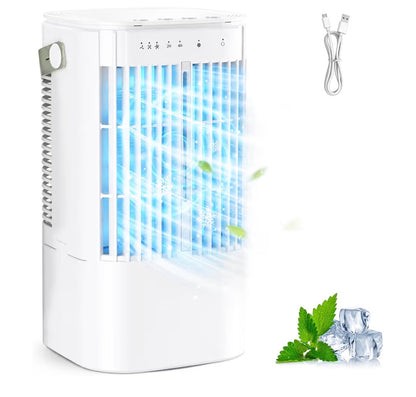 Portable Air Conditioner 1000ML Cool Mist Air Cooler with LED Light