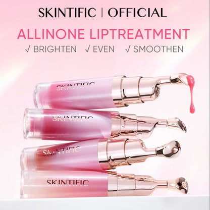 SKINTIFIC Hydrating Brightening Lip Serum | Hyaluronic Acid & Peptides