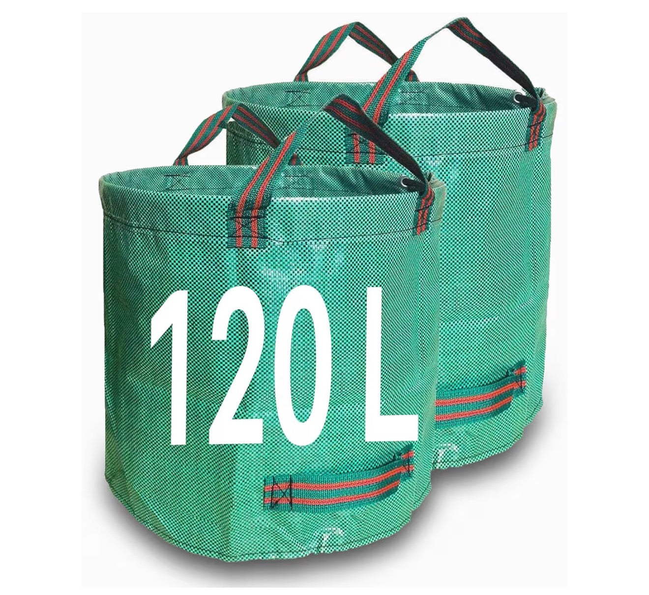 Singwow 500L Garden Waste Bags 2 Pack Heavy Duty Reusable Sacks