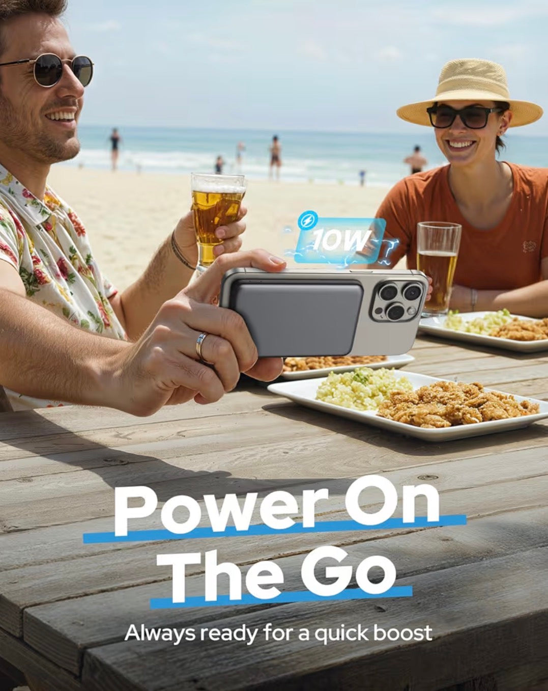 Magnetic Power Bank 5000mAh USB-C Fast Charging