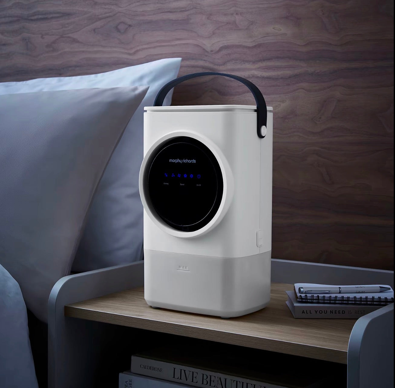 Morphy Richards Flexi Freeze 1L Cordless Travel Desktop Mini Air Cooler