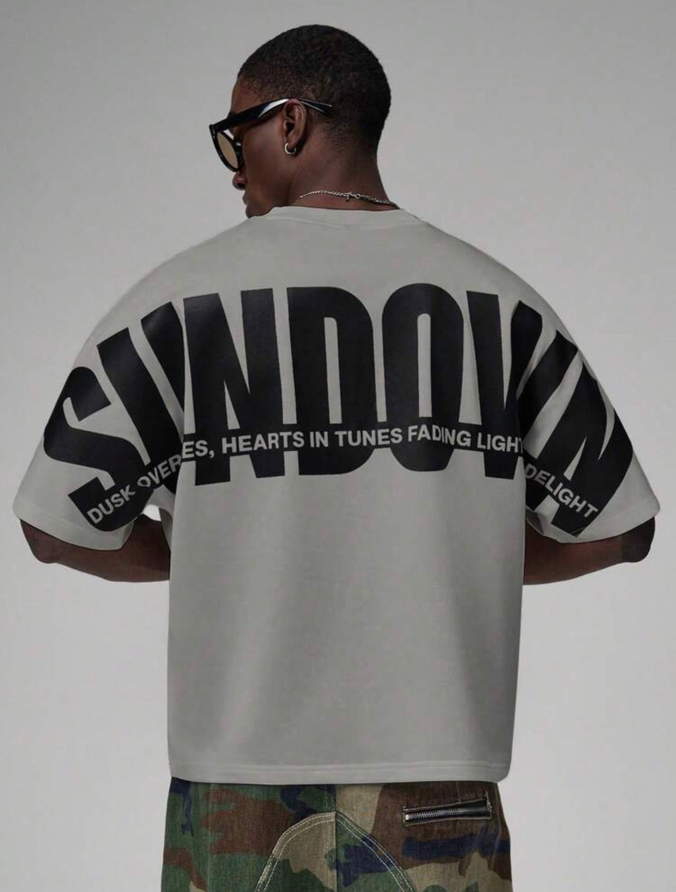 STYNVO Men’s Letter Graphic T Shirt