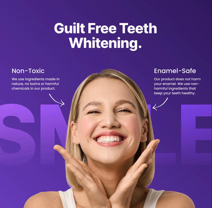 DRDENT Purple Teeth Whitening Strips Peroxide-Free