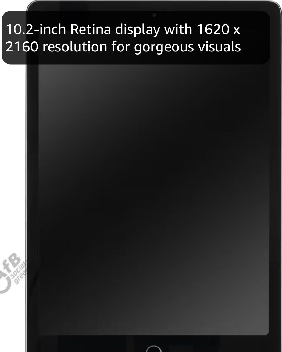 Apple iPad 10.2-inch 2020 32GB Wi-Fi Space Grey Renewed
