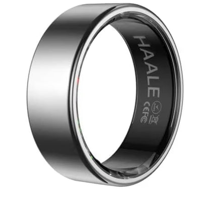Haale Smart Ring Stainless Steel Fitness Tracker Android iOS