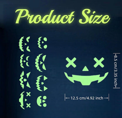 Glow-in-the-Dark Halloween Window Stickers – Removable Clings | Minja Superstore