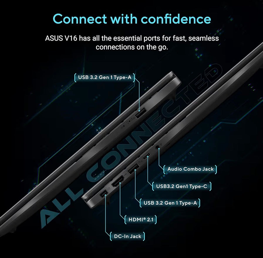 ASUS V16 V3607VH Gaming Laptop RTX 5070 16GB 512GB 144Hz WUXGA