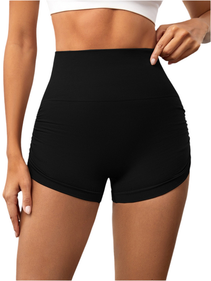 High-Waisted Spandex Booty Shorts