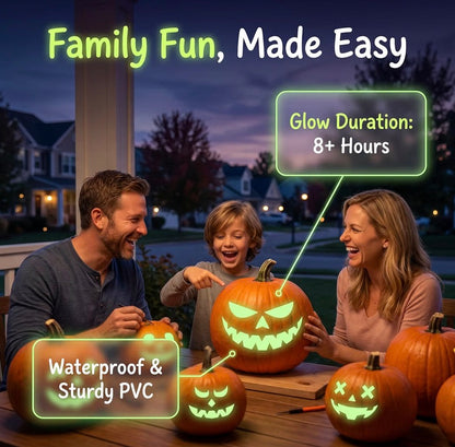 Glow-in-the-Dark Halloween Window Stickers – Removable Clings | Minja Superstore