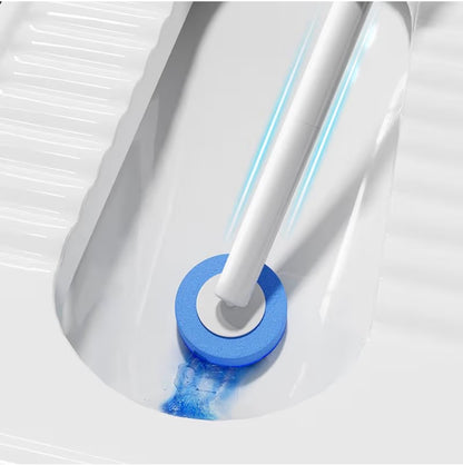 Disposable Toilet Brush with 8 Refills and Wall Holder