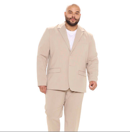 The Modern Stretch Suit Jacket Tan