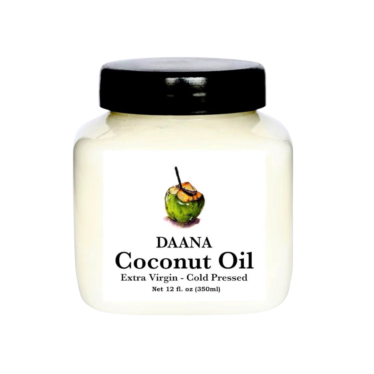 Daana Organic Coconut Oil for Skin 350ml | Extra Virgin Cold Pressed