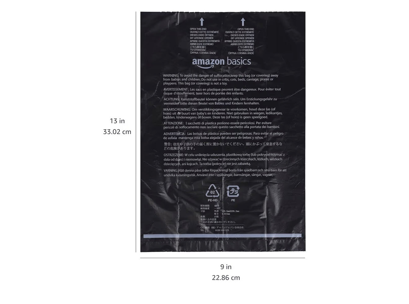 Basics Dog Poop Bags with Dispenser & Leash Clip 900 Bags