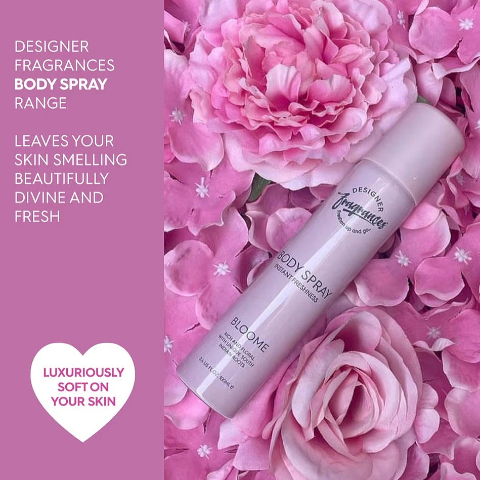Designer Fragrances 6 Pack Women’s Body Spray Assorted Aromas 100ml UK