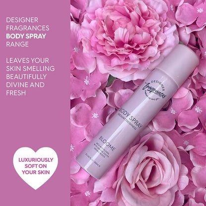 Designer Fragrances 6 Pack Women’s Body Spray Assorted Aromas 100ml UK