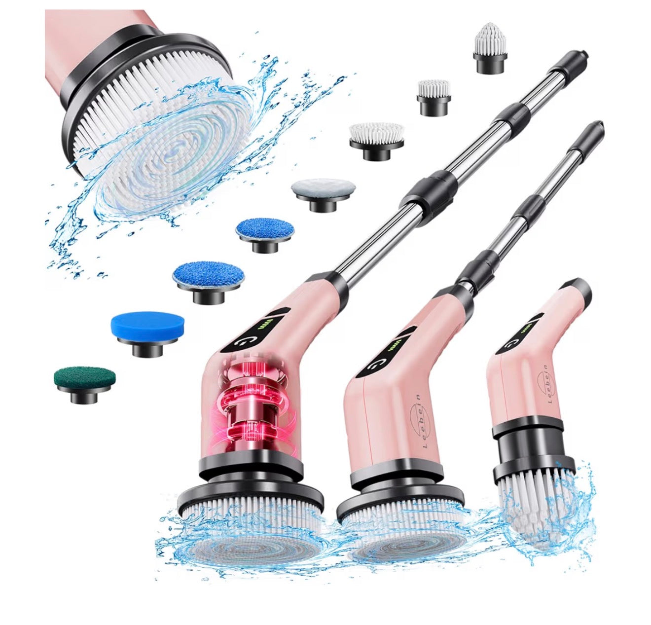 Leebein Electric Spin Scrubber Cordless