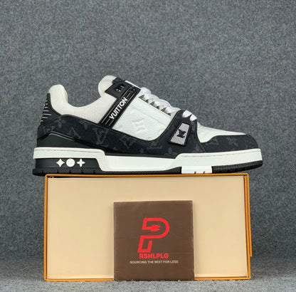 LV Trainer 'Black Monogram Denim'