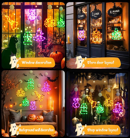 Jsdoin 3-Pack Halloween Window Lights | Minja Superstore