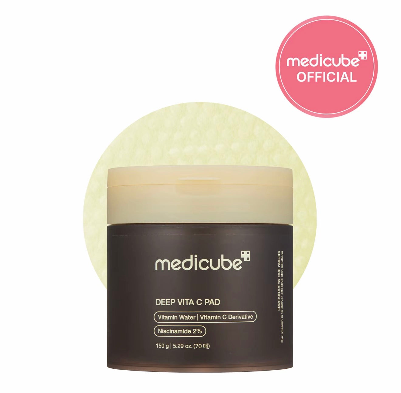 medicube Deep Vita C Facial Pads 70 Sheets Vitamin Water Skincare