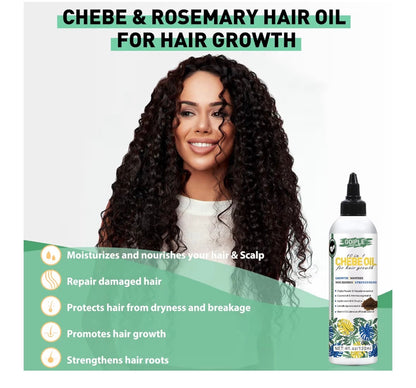 Natural Chebe Hair Oil for Hair Growth & Moisture | Chebe Scalp Oil