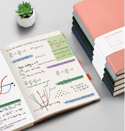 RETTACY A4 Lined Notebook 320 Pages 100 GSM