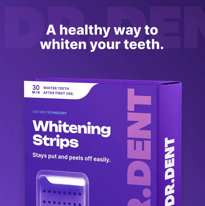 DRDENT Purple Teeth Whitening Strips Peroxide-Free