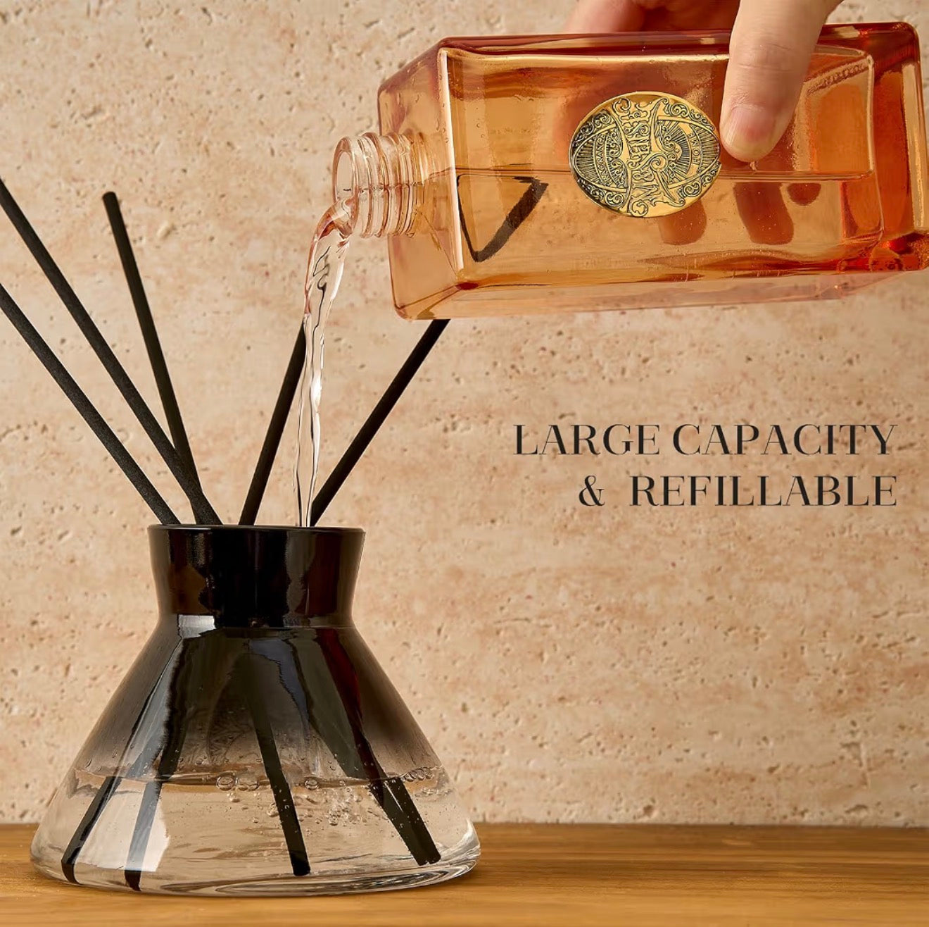M&SENSE Tobacco Teakwood Reed Diffuser