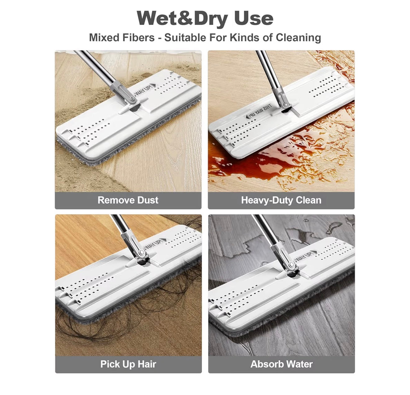 JOYMOOP Mop and Bucket with Wringer Set