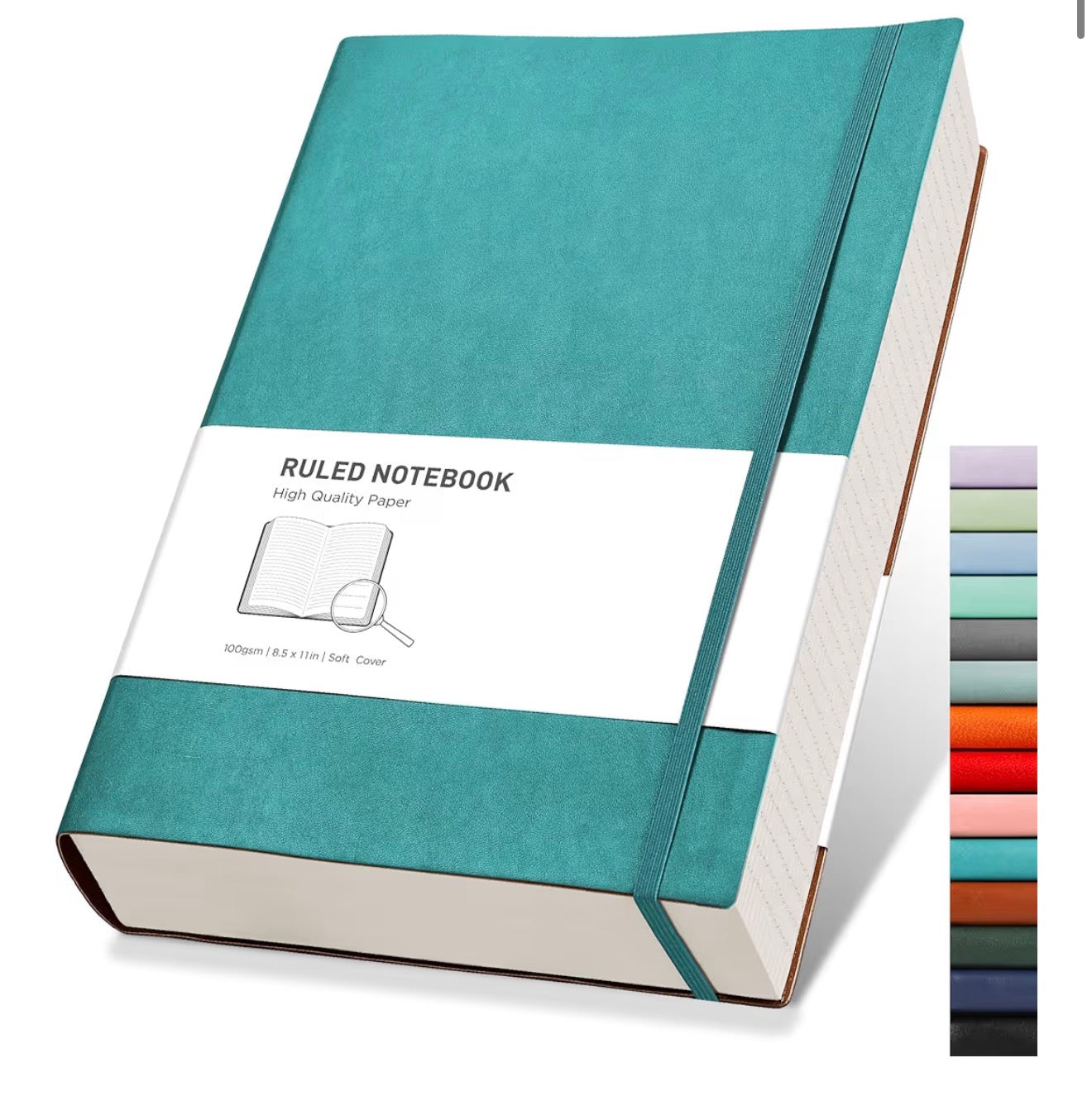 RETTACY A4 Lined Notebook 320 Pages 100 GSM