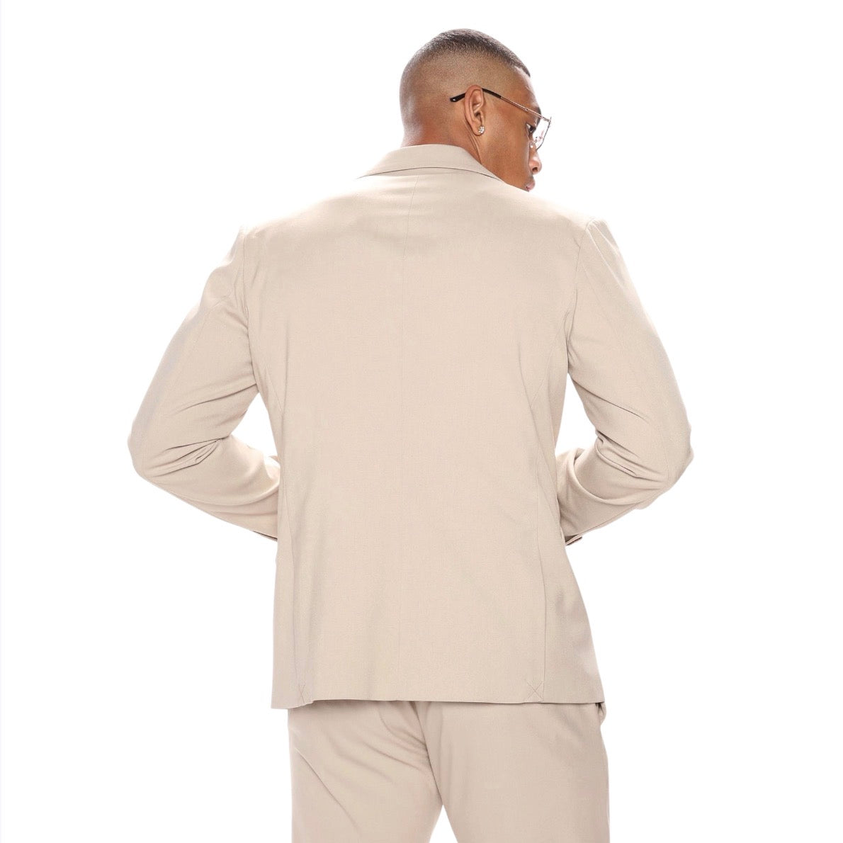 The Modern Stretch Suit Jacket Tan