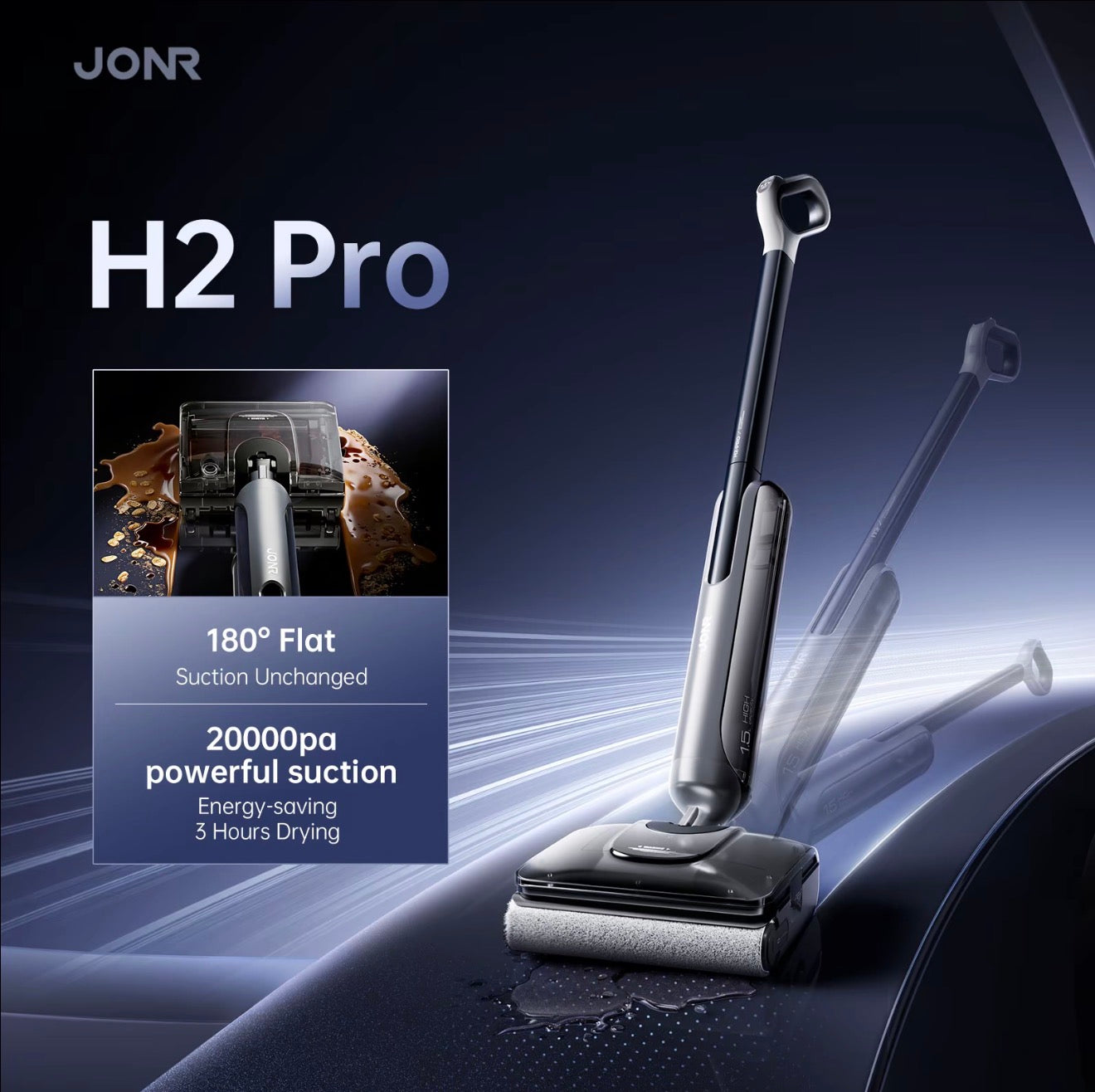JONR H2 Cordless Wet & Dry Vacuum Cleaner