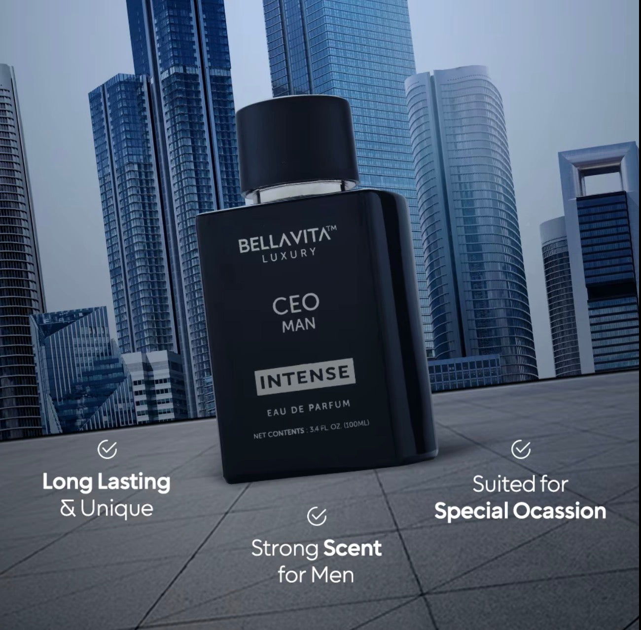 BellaVita CEO Man Intense EDP for Men