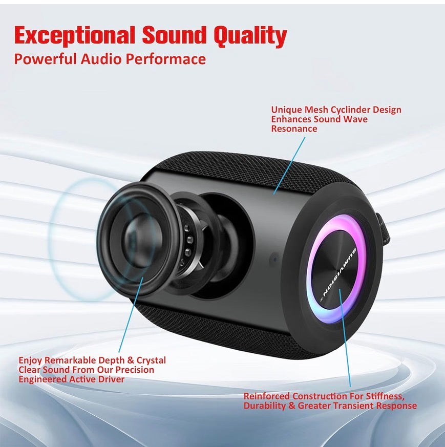Sumvision Monic Wave Bluetooth Speaker RGB TWS 3D Sound 21H Battery