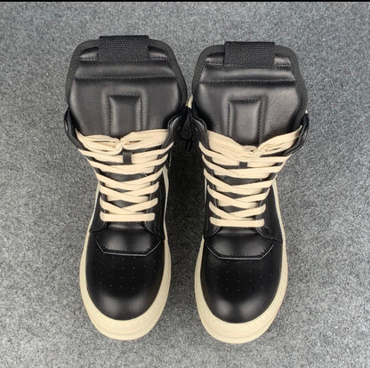 Rick Owens Wmns Strobe Geobasket High 'Black Milk'