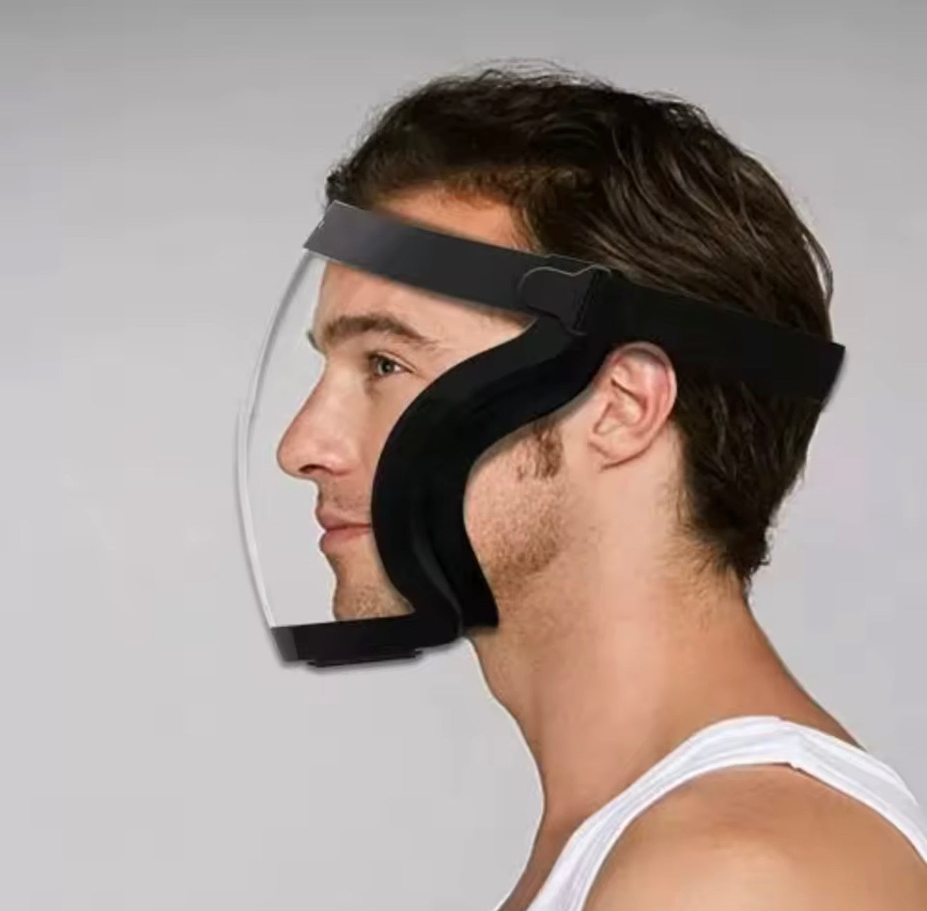 Full Face Super Protective Mask Anti-Fog Shield Safety Transparent  Cover