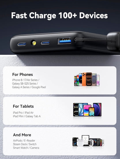INIU 45W Fast Charging Power Bank 10000mAh Portable Charger
