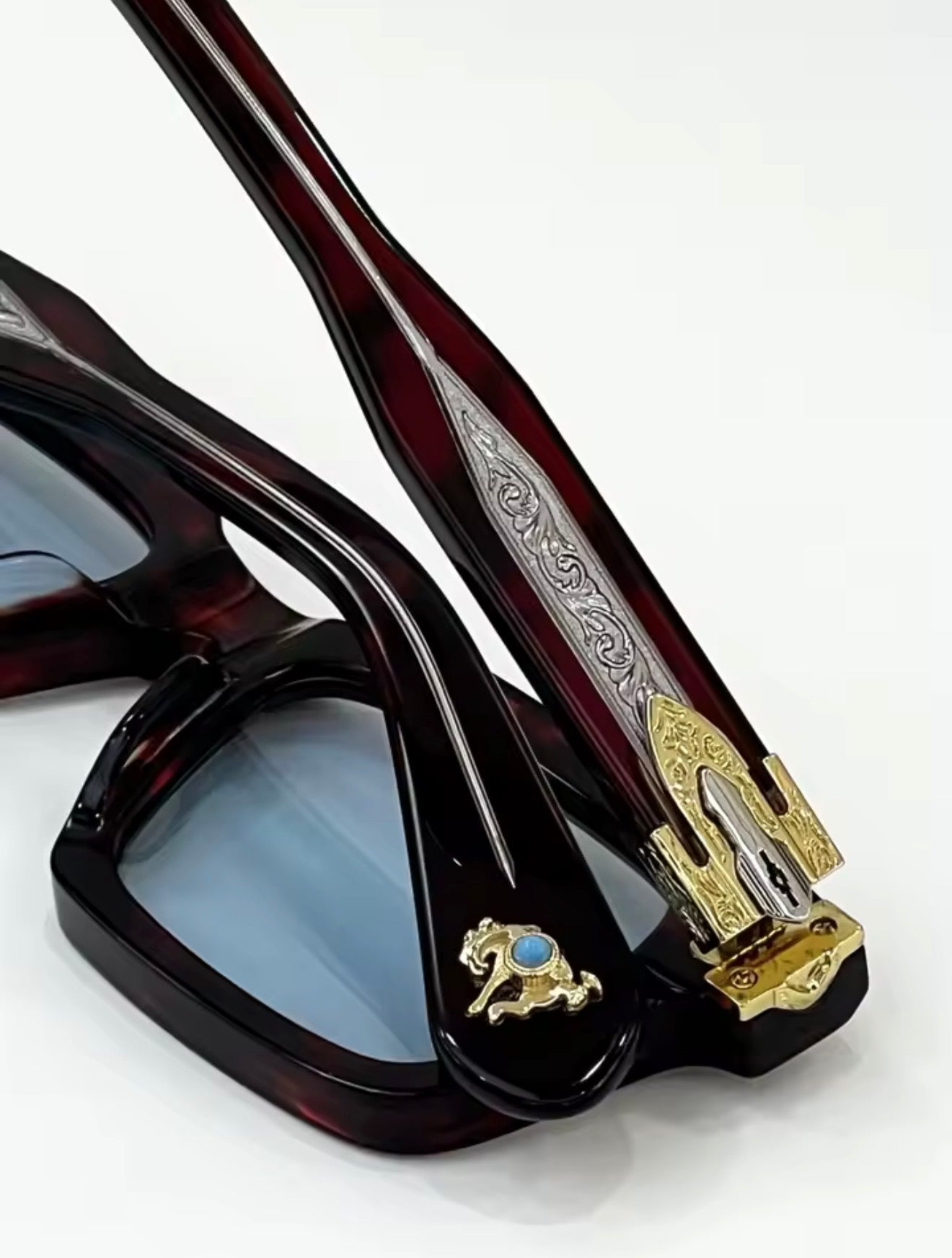 Luxury Fashion Trend Vintage  Sunglasses BELVEDERE Thick Acetate Retro Square Style Unisex A+ High Quality