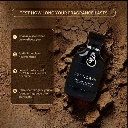 Embarouge 22 NORTH Men’s Eau de Parfum 100ml Raspberry Oud Amberwood